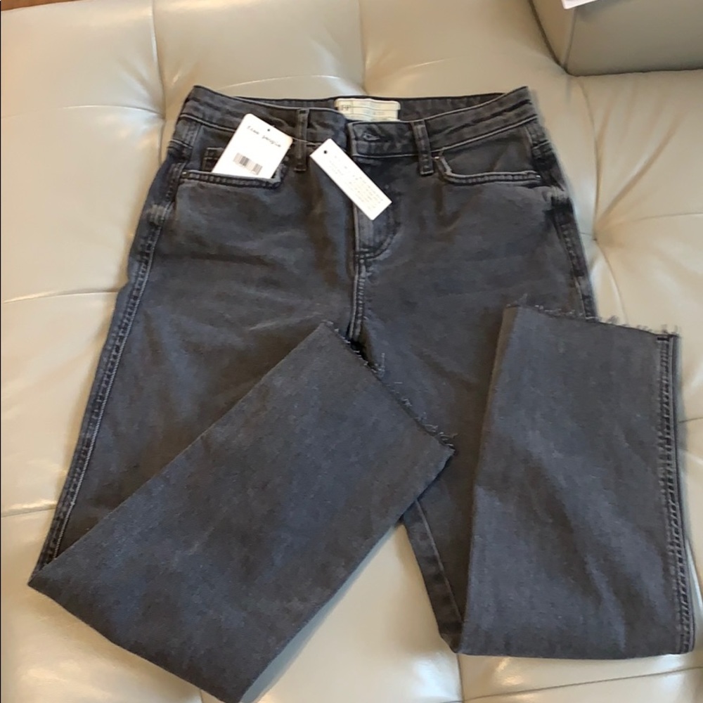 Free People Women’s Clean Girlfriend Jeans - Picture 6 of 11